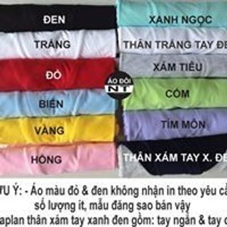 Cung cấp sỉ áo thun chuyển nhiệt giá sỉ