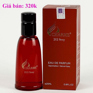 Nước hoa charme 212 sexy 25ml giá sỉ