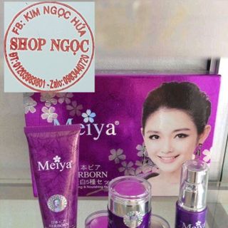 Kem meiya tím nhật bản 5 in 1
