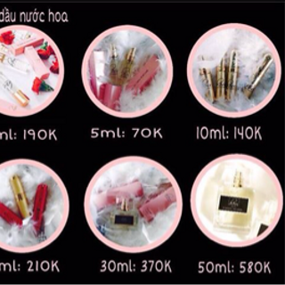 Nước hoa pháp mang thương hịu bòu