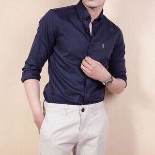 Áo sơ mi nam 3màu xanh đen
