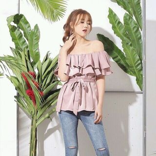 Áo bẹt vai bèo