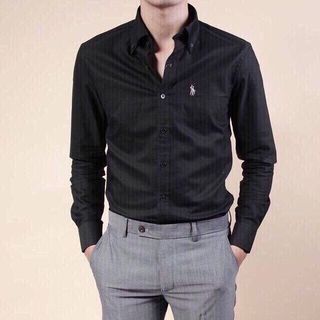 Áo sơ mi nam 1màu đen