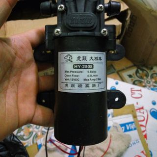 Bơm mini 12v rửa xe phun sương tăng áp máy giặt nóng lạnh