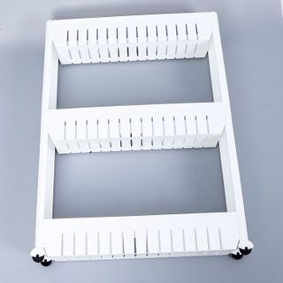 Kệ để đồ 3 tầng thông minh có bánh xe