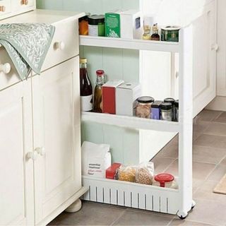 Kệ để đồ 3 tầng thông minh có bánh xe