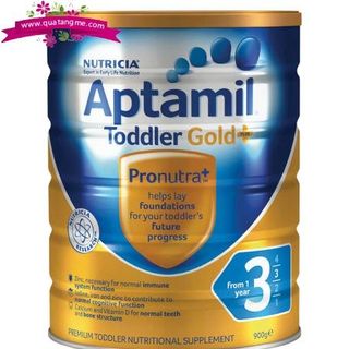 Aptamil gold 3 toddler nutritional supplement from 1 year 900g - sữa dinh dưỡng tăng cường miễn dịch cho trẻ trên 1 tuổi giá sỉ