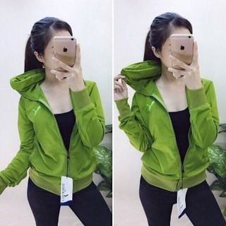 Aó khoác nữ da cá