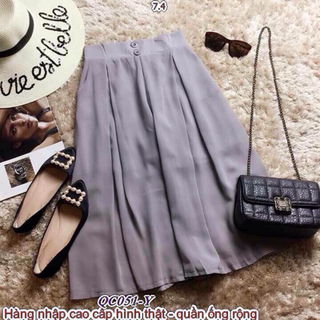 Quần voan ống rộng