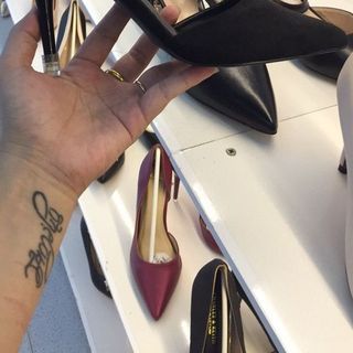 Cao gót vòng cổ 7p dự tiệc