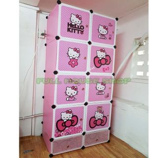 Tủ nhựa lắp ghép sáng tạo đa năng 8 ô 2 ô giầy
