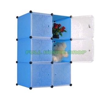 Tủ nhựa lắp ghép đa năng 6 ô
