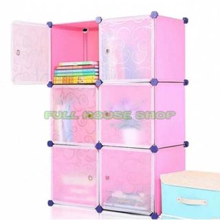 Tủ nhựa lắp ghép đa năng 6 ô