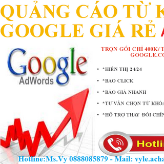 tăng doanh thu chỉ từ 400k/tháng với google adwords