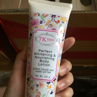 7kteen perfect whitening nourishing body lotion