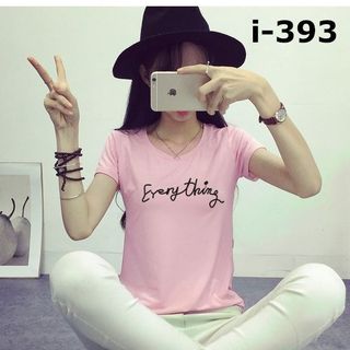 I-393 áo thun đôi everything