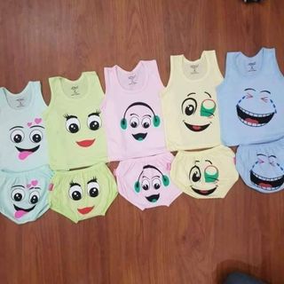 Bộ cotton hàng việt nam cho bé