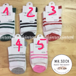 Vớ cổ cao ba sọc nhỏ