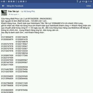 Bán sim trả trước