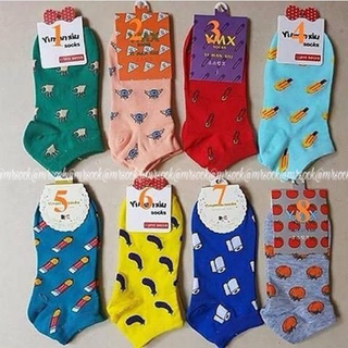 Vớ cổ ngắn hoa quả