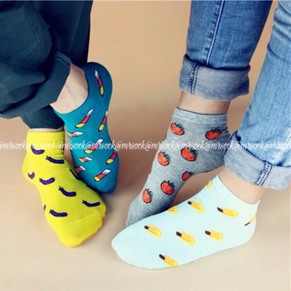 Vớ cổ ngắn hoa quả