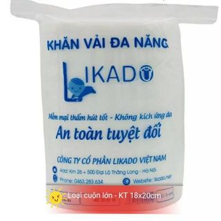 Khăn vải khô đa năng likado - cuộn lớn 400g