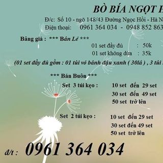 Bò bía ngọt bánh tráng bò bía đậu xanh bò bía giá sỉ