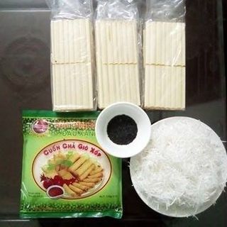 Bò bía ngọt bánh tráng bò bía đậu xanh bò bía