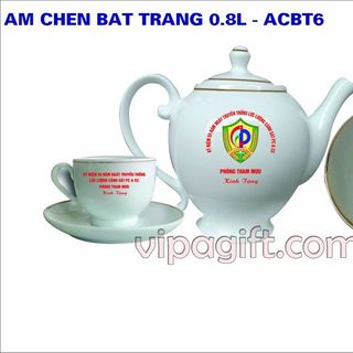 Quà tặng ấm chén bát tràng