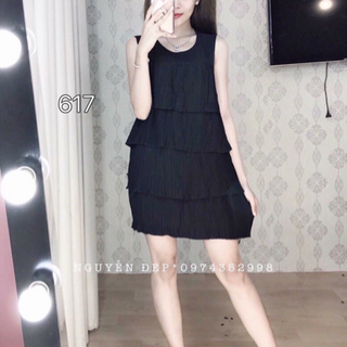 Đầm xếp tầng