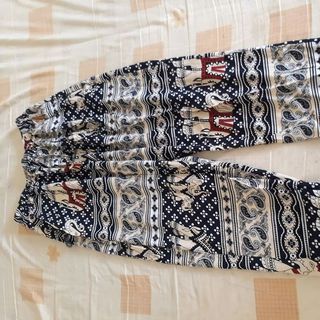 Quần lamh thổ cẩm bo gấu