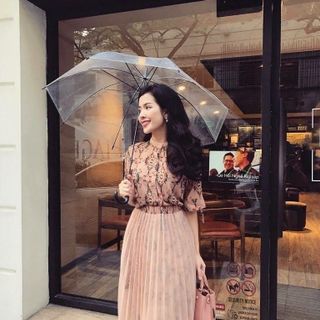 Đầm hoa phối lưới