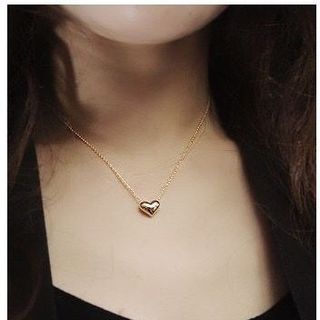 Dây chuyền trái tim mạ vàng