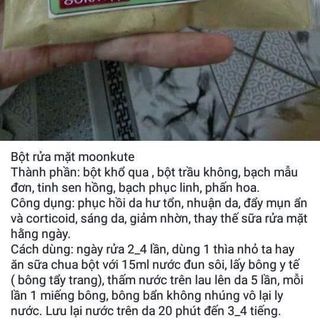 Bột rửa mặt moonkute