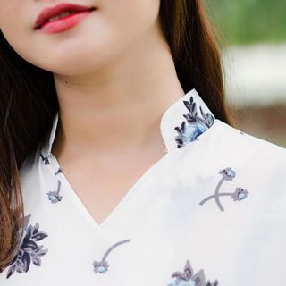 Đầm cổ sơ mi phối màu thanh lịch- perfume fashion sh287