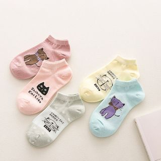 Tất vớ hàn quốc mèo màu