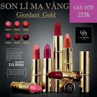 Giordani gold iconic matte lipstick spf 12