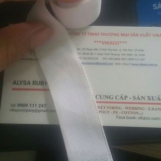 Viền poly vikaco nhiều màu 2cm