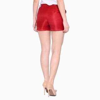 Quần short kaki trơn màu đỏ