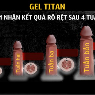 Gel titan tăng kích cỡ dương vật giá sỉ