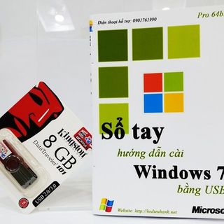 Sổ tay hướng dẫn cài windows 7 pro 64 bit bằng usb