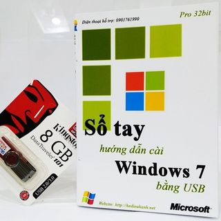 Sổ tay hướng dẫn cài windows 7 pro 32 bit bằng usb