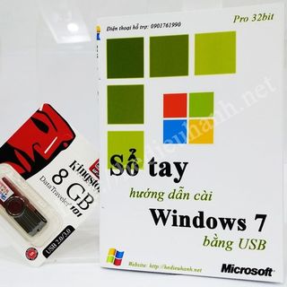Sổ tay hướng dẫn cài windows 7 pro 32 bit bằng usb
