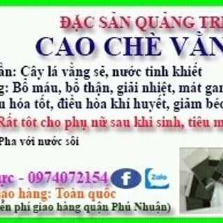 Cao chè vằng quảng trị