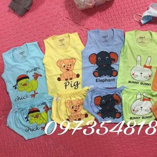 Bộ cotton trẻ em hàng việt nam giá sỉ