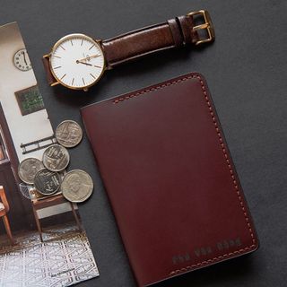 Bao passport bằng da handmade