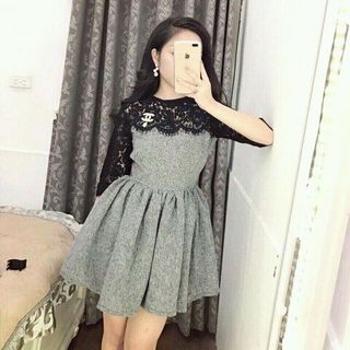 đầm cát hàn phối ren