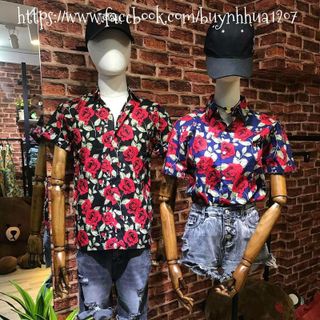 ÁO SƠ MI HỌA TIẾT UNISEX