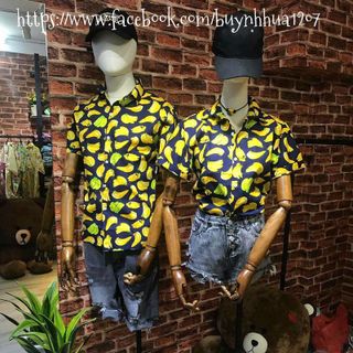 ÁO SƠ MI HỌA TIẾT UNISEX