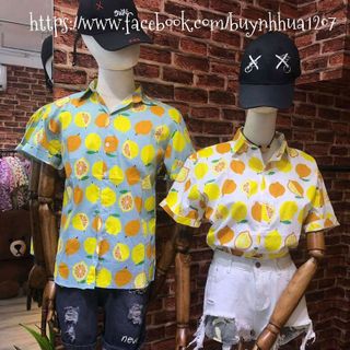 ÁO SƠ MI HỌA TIẾT UNISEX